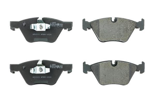 Jeu de 4 plaquettes de frein AISIN ref. BPBM-1024